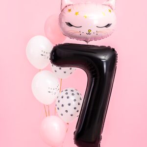 Foil Balloon Number ''7'', 86cm, black