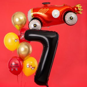 Foil Balloon Number ''7'', 86cm, black