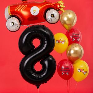 Foil Balloon Number ''8'', 86cm, black