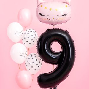 Foil Balloon Number ''9'', 86cm, black