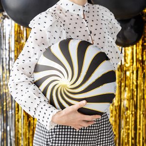 Foil balloon Candy, 35cm, black