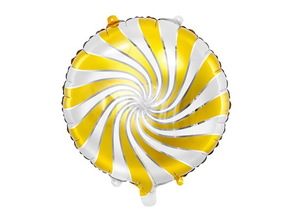 Foil balloon Candy, 35cm, gold