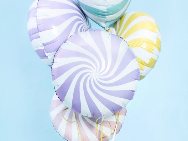 Foil Balloon Candy, 35cm, light lilac
