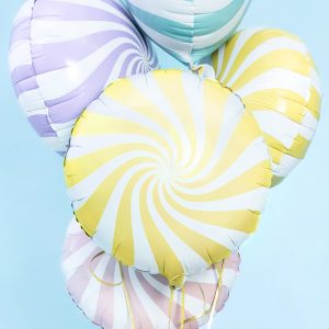 Foil balloon Candy, 35cm, light yellow