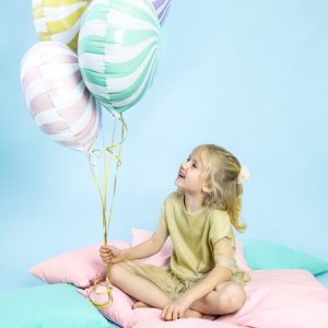 Foil balloon Candy, 35cm, light yellow