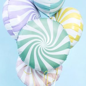 Foil Balloon Candy, 35cm, mint