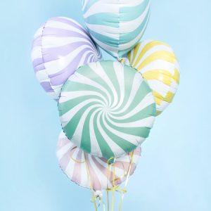 Foil Balloon Candy, 35cm, mint