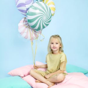 Foil Balloon Candy, 35cm, mint