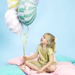 Foil Balloon Candy, 35cm, mint