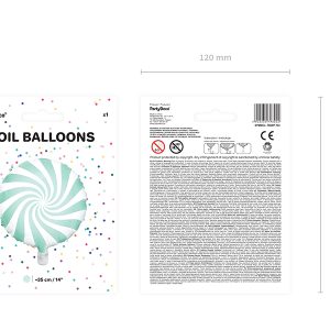 Foil Balloon Candy, 35cm, mint