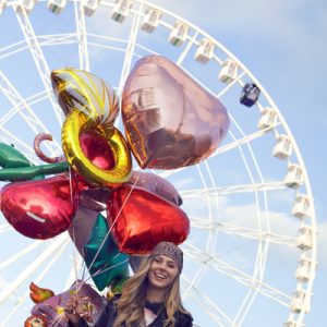 Foil Balloon Heart, 61cm, rose gold