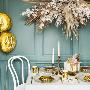 Foil Balloon 40th Birthday, gold, 45 cm