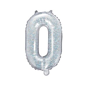 Foil Balloon Letter ''O'', 35cm, holographic