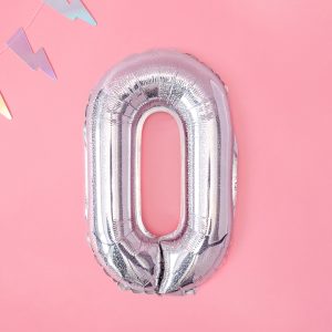 Foil Balloon Letter ''O'', 35cm, holographic