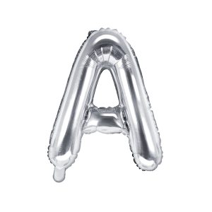 Foil Balloon Letter ''A'', 35cm, silver