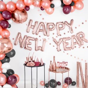 Foil Balloon Letter ''A'', 35cm, rose gold