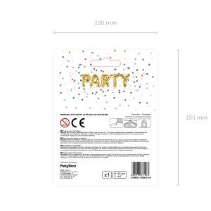 Foil Balloon Letter ''A'', 35cm, gold