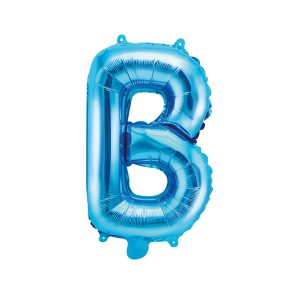 Foil Balloon Letter ''B'', 35cm, blue