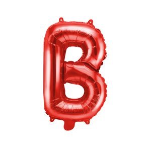 Foil Balloon Letter ''B'', 35cm, red