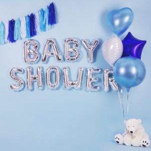 Foil Balloon Letter ''B'', 35cm, silver