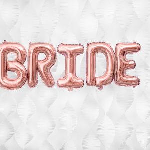 Foil Balloon Letter ''B'', 35cm, rose gold
