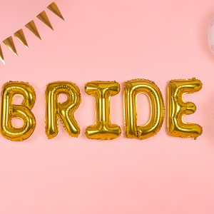 Foil Balloon Letter ''B'', 35cm, gold