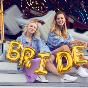 Foil Balloon Letter ''B'', 35cm, gold