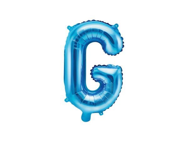 Foil Balloon Letter ''G'', 35cm, blue