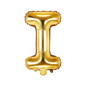 Foil Balloon Letter ''I'', 35cm, gold