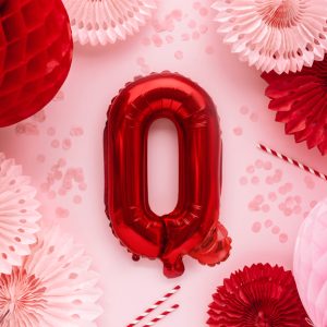 Foil Balloon Letter ''Q'', 35cm, red