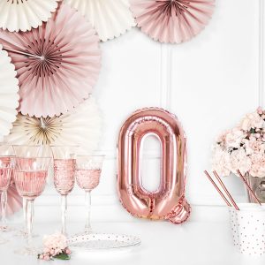 Foil Balloon Letter ''Q'', 35cm, rose gold