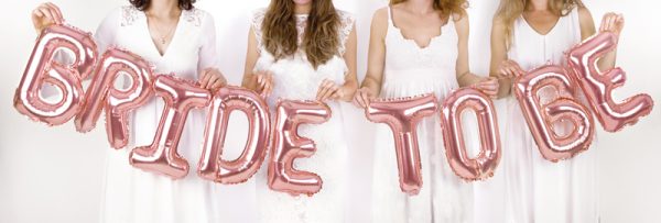 Foil Balloon Letter ''R'', 35cm, rose gold