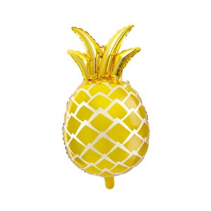 Foil balloon Pineapple, gold, 38x63cm