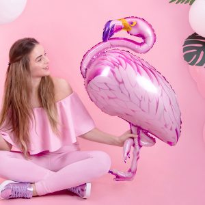 Foil balloon Flamingo, pink, 70x95cm