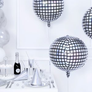 Foil Balloon Disco Ball, 40cm
