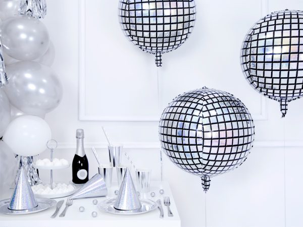 Foil Balloon Disco Ball, 40cm