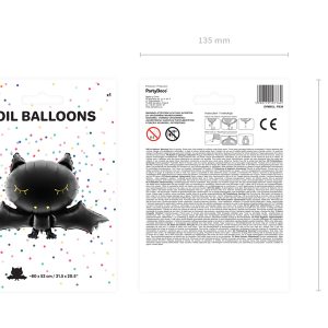 Foil Balloon Bat, 80x52cm