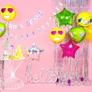 Foil Balloon Star, 48cm, iridescent