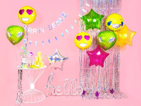 Foil Balloon Star, 48cm, iridescent