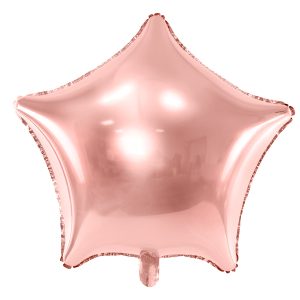 Foil Balloon Star, 48cm, rose gold