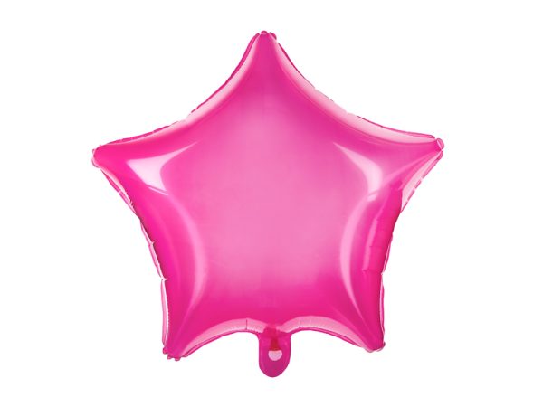 Foil Balloon Star, 48cm, pink