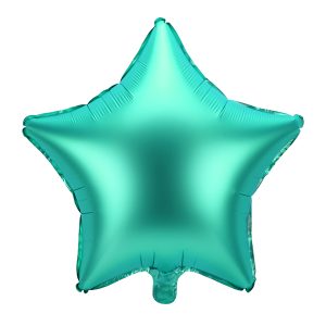 Foil balloon Star, 48cm, green
