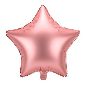 Foil balloon Star, 48cm, rose gold