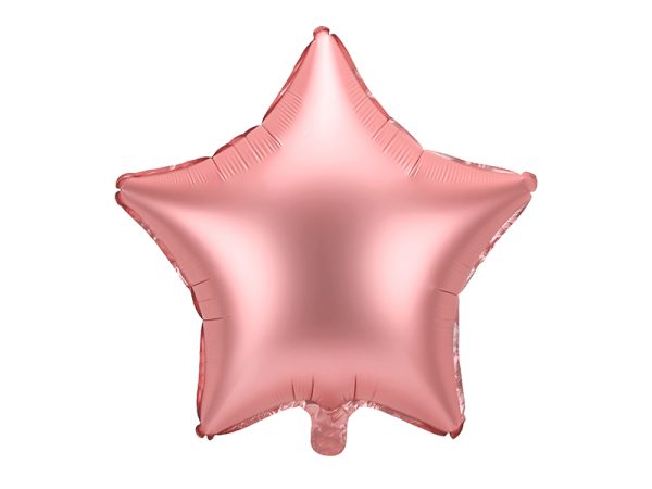 Foil balloon Star, 48cm, rose gold