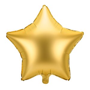 Foil balloon Star, 48cm, gold