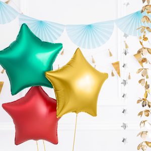 Foil balloon Star, 48cm, gold