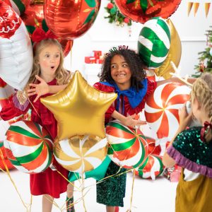 Foil balloon Star, 48cm, gold