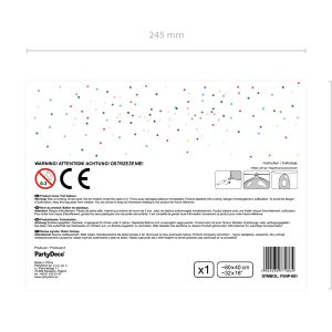 Foil Balloon Party, 80x40cm, pink