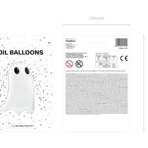 Foil balloon Ghost, 48x68cm