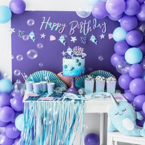Foil balloon Narwhal, 53x87cm, mix